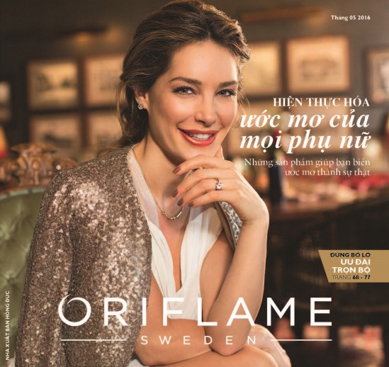 Catalogue mỹ phẩm Oriflame tháng 5-2016